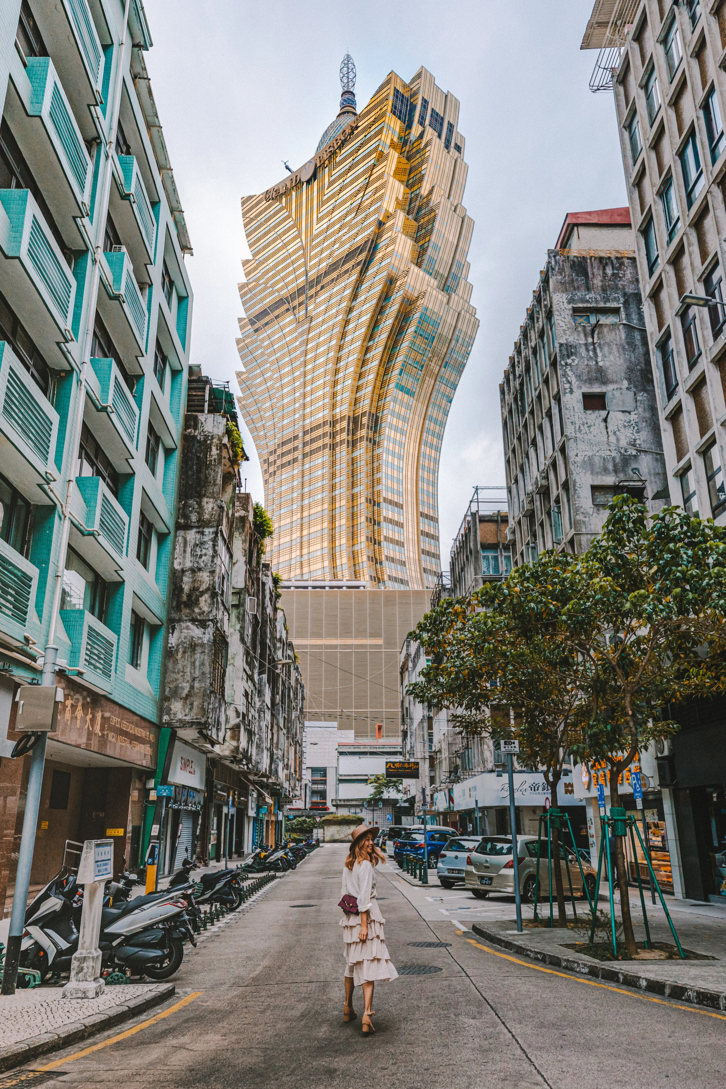 澳门新葡京大酒店外观全景